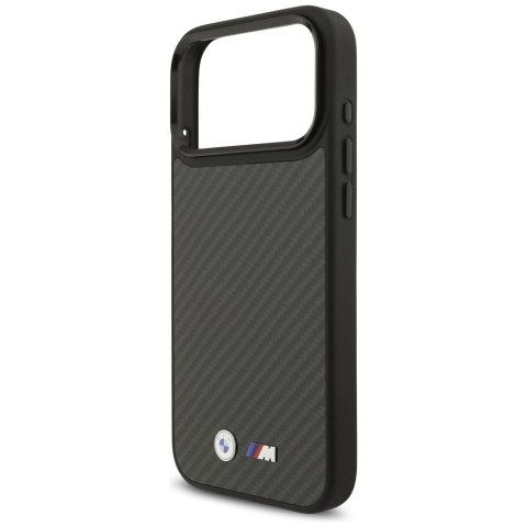 BMW futerał do IPHONE 17 Pro Max kompatybilny z MagSafe BMHMP17X24CFMMK (Kevlar Matt) black