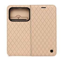 Etui Smart Caro do Honor 600 / Honor 600 Pro beżowe