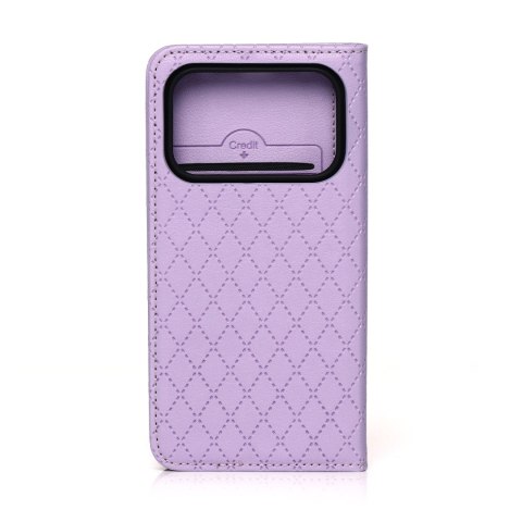 Etui Smart Caro do Honor 600 / Honor 600 Pro fioletowe
