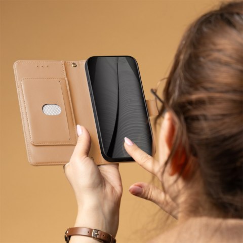 Etui Smart Triangle do Honor 600 / Honor 600 Pro brązowe