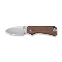 Nóż CIVIVI Baby Banter Slip Joint Nitro-V Guibourtia Drewno EDC
