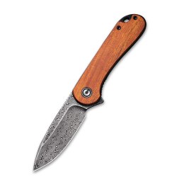 Nóż CIVIVI Elementum Damascus Guibourtia Wood EDC