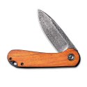 Nóż CIVIVI Elementum Damascus Guibourtia Wood EDC