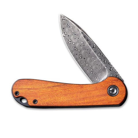 Nóż CIVIVI Elementum Damascus Guibourtia Wood EDC
