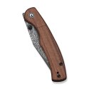 Nóż CIVIVI Clingman Damascus Guibourtia Wood EDC