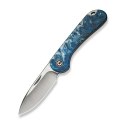 Nóż CIVIVI Elementum Slip Joint 14C28N Blue Resin EDC