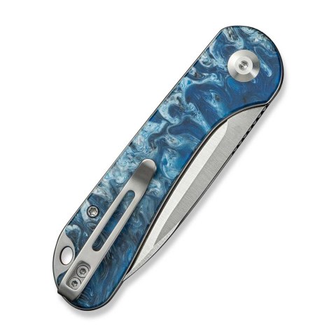 Nóż CIVIVI Elementum Slip Joint 14C28N Blue Resin EDC