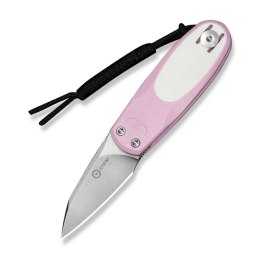 Nóż CIVIVI Purr Nitro-V Powder Pink & White G10 EDC Flipper