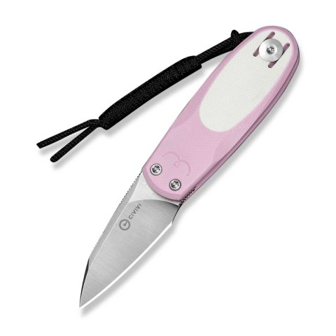 Nóż CIVIVI Purr Nitro-V Powder Pink & White G10 EDC Flipper