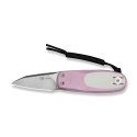 Nóż CIVIVI Purr Nitro-V Powder Pink & White G10 EDC Flipper