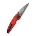 Nóż CIVIVI Starflare Damascus Red Aluminum Button Lock EDC