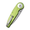 Nóż CIVIVI Starflare Nitro-V Lime Green Aluminum Button Lock EDC