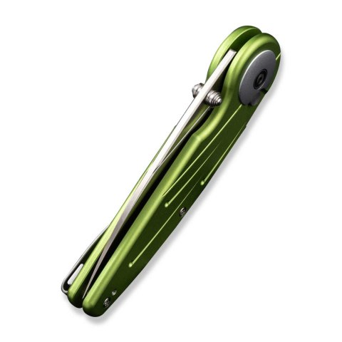 Nóż CIVIVI Starflare Nitro-V Lime Green Aluminum Button Lock EDC