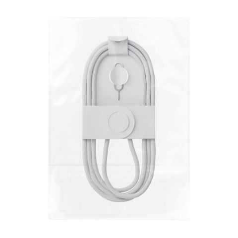 Oryginalny Kabel USB C do C 60W Apple MW493ZM/A A2795 z kluczykiem do karty SIM 1m bulk biały
