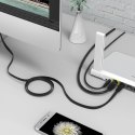 Kabel sieciowy Ethernet Orico PUG-C6B CAT6 1000Mbps RJ45 internetowy LAN płaski 2 m - czarny
