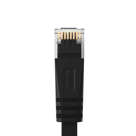 Kabel sieciowy Ethernet Orico PUG-C6B CAT6 1000Mbps RJ45 internetowy LAN płaski 5 m - czarny