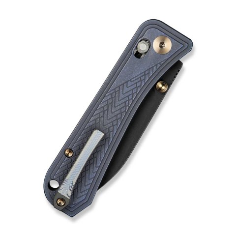 Nóż WE Knife Bougie Banter S45VN Blue Titanium Crossbar
