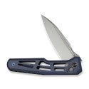 Nóż WE Knife Dressytak M390 Blue Titanium Button Lock