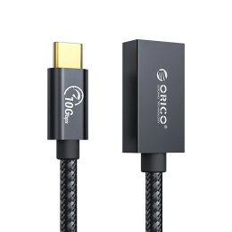 Adapter Orico CAF31 USB-C - USB-A 3.1 Gen 2 10Gbps 30cm OTG - czarny