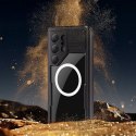 Etui na Samsung S26 ULTRA wodoodporne Shellbox Mars z metalowym ringiem czarne