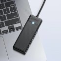 Hub USB Orico PAPW4A-C3 4-portowy 4x USB-A 3.0 0,15 m - czarny