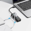 Hub USB Orico PW3UR25-U3 4-portowy 3x USB-A 3.0 1x RJ45 2.5G Ethernet 1,8 m - czarny