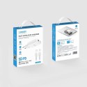 Ładowarka sieciowa do telefonu VEGER USB A + Typ C PD 65W + kabel Typ C do C 100W TR122 biała