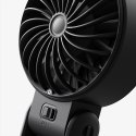 Mini wentylator Jisulife Handheld Fan Life7 5000mAh przenośny wiatraczek USB - czarny