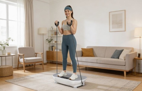 Platforma wibracyjna MERACH MR-2533W1-EU (biała)