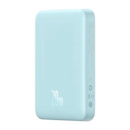 Powerbank magnetyczny Baseus Magnetic Mini 10000mAh, USB-C 20W MagSafe (niebieski)