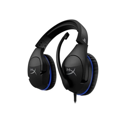 Słuchawki przewodowe nauszne Jack 3,5 mm HyperX Cloud Stinger PlayStation czarno niebieskie