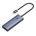 Stacja dokująca Baseus UltraJoy Series 5-Port USB-C do HDMI4K@30Hz + 3xUSB 3.0 + PD (szary)