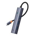 Stacja dokująca Baseus UltraJoy Series 5-Port USB-C do HDMI4K@30Hz + 3xUSB 3.0 + PD (szary)