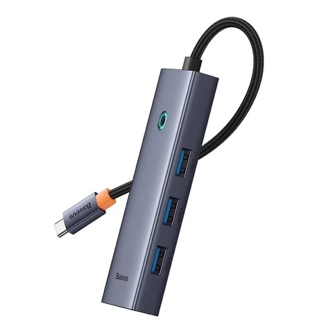 Stacja dokująca Baseus UltraJoy Series 5-Port USB-C do HDMI4K@30Hz + 3xUSB 3.0 + PD (szary)