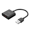 Zewnętrzna karta dźwiękowa Orico SKT3 USB-A - czarna