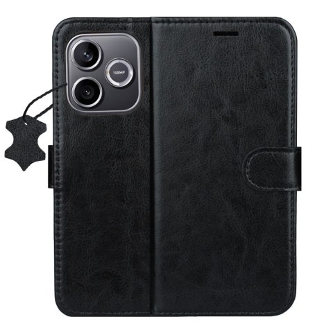Etui skórzane Smart Luxe do Honor 600 Lite czarne