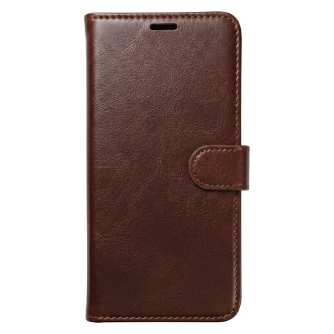 Etui skórzane Smart Luxe do Honor Magic 8 Lite brązowe