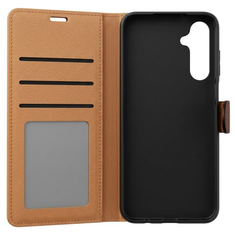 Etui skórzane Smart Luxe do Honor Magic 8 Lite brązowe