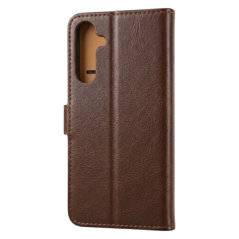 Etui skórzane Smart Luxe do Honor Magic 8 Lite brązowe