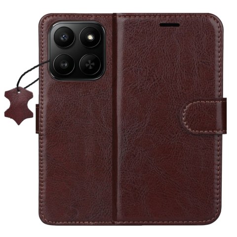 Etui skórzane Smart Luxe do Motorola Edge 70 Fusion  brązowe