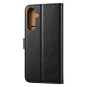 Etui skórzane Smart Luxe do Motorola Moto G15 / G15 Power / G17 / G17 Power czarne
