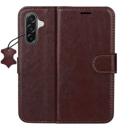 Etui skórzane Smart Luxe do Samsung Galaxy A17 4G / A17 5G / A26 5G / A18 5G brązowe