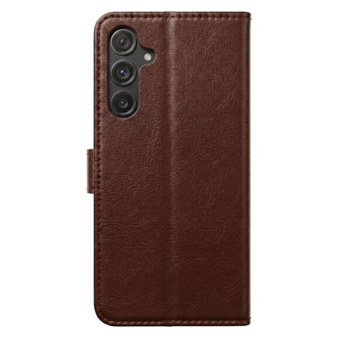 Etui skórzane Smart Luxe do iPhone 16 6,1" brązowe
