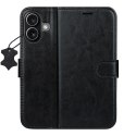 Etui skórzane Smart Luxe do iPhone 17 6,3" czarne