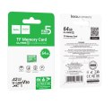 Karta pamięci microSD 64GB class 10 UH-1 U3 V3 A2 Hoco zielona