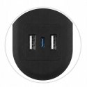 Listwa zasilająca 4 gniazda + 2 x USB A + USB C Art FU810 1,5 m czarna