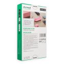 Powerbank 5V 3A 10000 mAh z wbudowanymi kablami USB A / USB C / Lightning / Micro USB Charmast W1148 różowy OINT