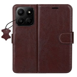 Etui skórzane Smart Luxe do Honor 400 Smart / X7d 4G / X7d 5G brązowe