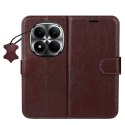 Etui skórzane Smart Luxe do Xiaomi Redmi Note 15 Pro 5G brązowe
