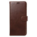 Etui skórzane Smart Luxe do Xiaomi Redmi Note 15 Pro 5G brązowe